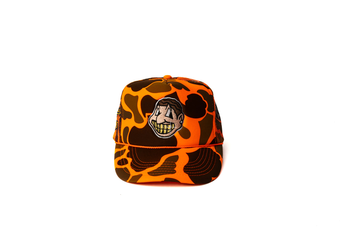 Grimsley X Thrones Orange Duck Camo Snapback
