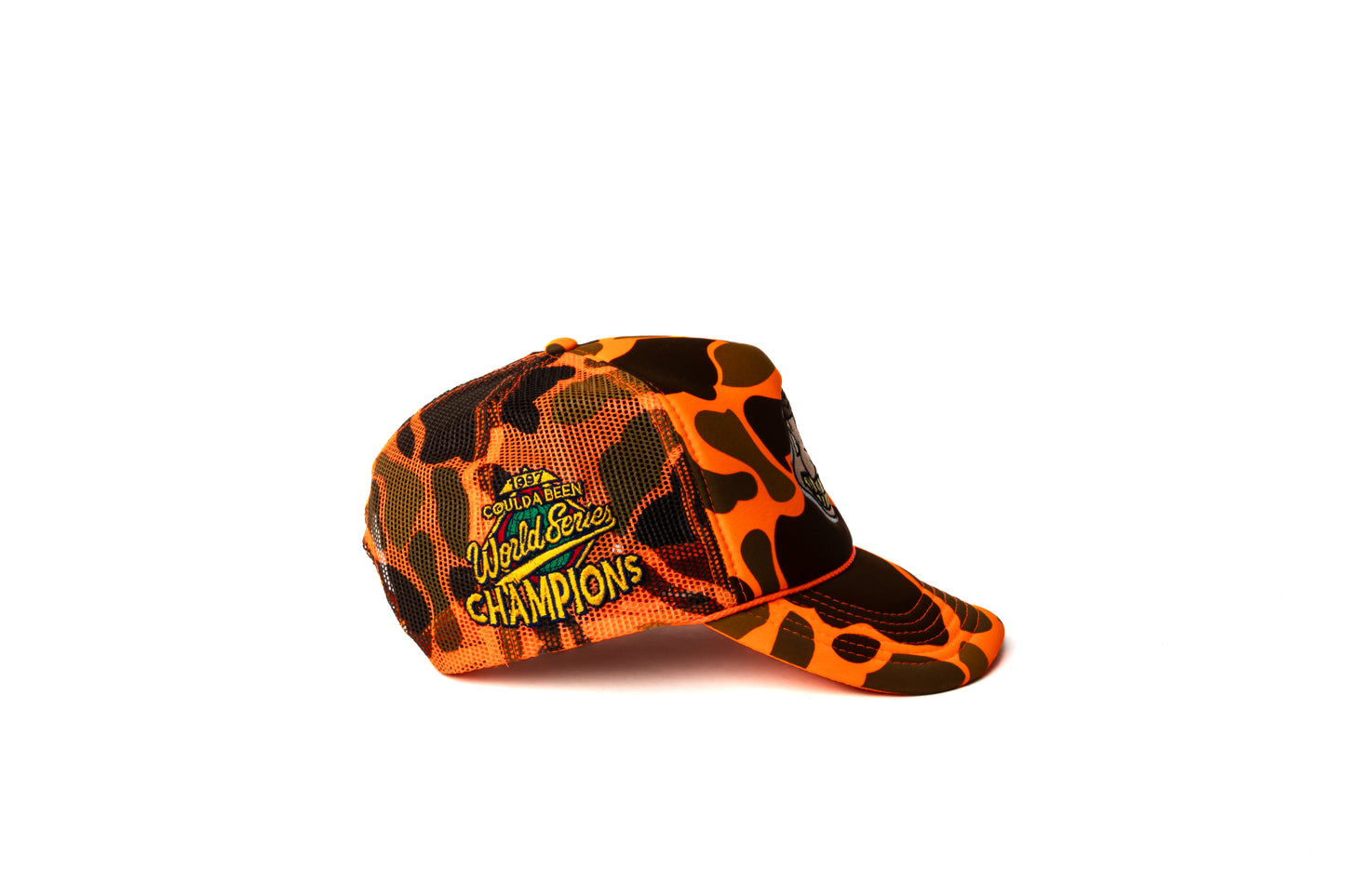 Grimsley X Thrones Orange Duck Camo Snapback